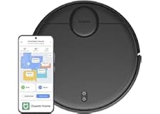 Xiaomi Robot Vacuum T12 - Robot Aspirador y friegasuelos con Sistema Inteligente de navegación láser (LDS), succión de 3500Pa, rutas de Limpieza en Zigzag, Negro (Versión ES + 3 años de garantía)